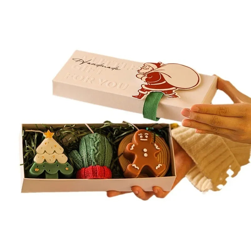 3pcs Holiday Candles Set